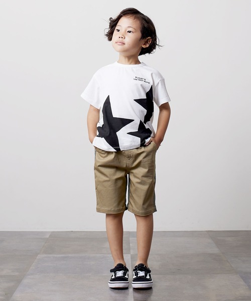 DILASH(ディラッシュ)の「バイカラーストレッチハーフパンツ(その他パンツ・キッズ・ブルー/ベージュ/グレー・110/140/130/120/90/100/80)」の9枚目の写真