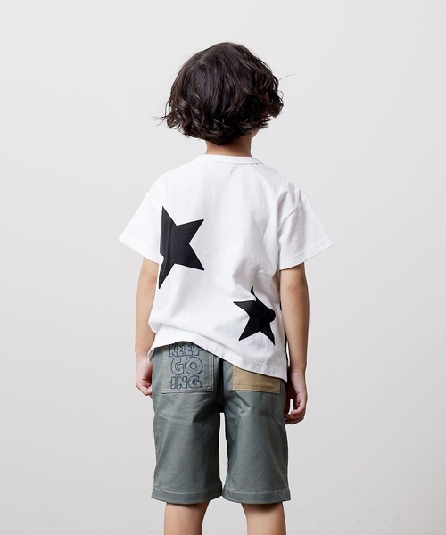 DILASH(ディラッシュ)の「バイカラーストレッチハーフパンツ(その他パンツ・キッズ・ブルー/ベージュ/グレー・110/140/130/120/90/100/80)」の6枚目の写真
