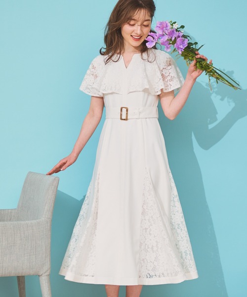 NOELA（ノエラ）の「レースケープワンピース（ワンピース）」 - WEAR