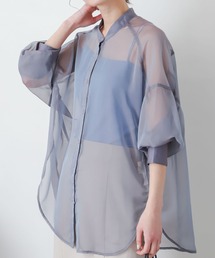 SENSE OF PLACE by URBAN RESEARCH | シアーシャンブレールーズシャツ(シャツ/ブラウス)