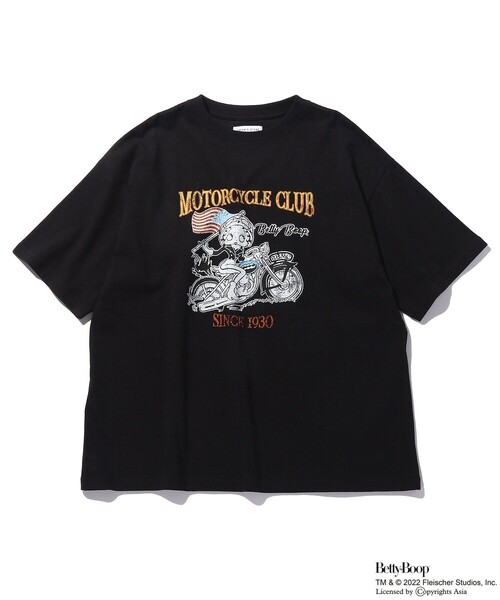 FREAK'S STORE(フリークスストア)の「WEB限定 BETTY BOOP/ベティーブープ 別注 ビッグシルエット フロントプリント クルーネックTシャツ(Tシャツ/カットソー・メンズ・ブラック/ホワイト/グレー・LARGE/SMALL/MEDIUM)」の15枚目の写真