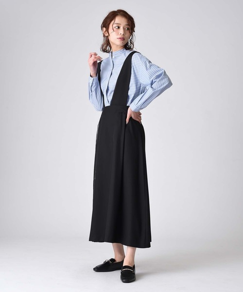 RAW FUDGE（ローファッジ）の「ストライプアシメ切替シャツ（シャツ/ブラウス・レディース・ブルー/ベージュ系その他・M）」の19枚目の写真