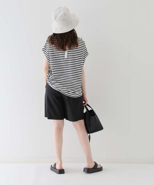 HOLLINGWORTH COUNTRY OUTFITTERS（ホリングワース カントリーアウトフィッターズ）の「【Hollingworth/ホリングワース】bucket hat：ハット（ハット・レディース・アイボリー/ブラック・FREE）」の8枚目の写真