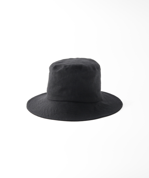 HOLLINGWORTH COUNTRY OUTFITTERS（ホリングワース カントリーアウトフィッターズ）の「【Hollingworth/ホリングワース】bucket hat：ハット（ハット・レディース・アイボリー/ブラック・FREE）」の14枚目の写真