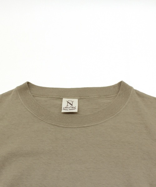 RNA-N(アールエヌエーエヌ)の「M1824 リサイクルコットンデザインTEE(Tシャツ/カットソー・レディース・ナチュラル/ダークカーキ/スミクロ・MEDIUM)」の6枚目の写真