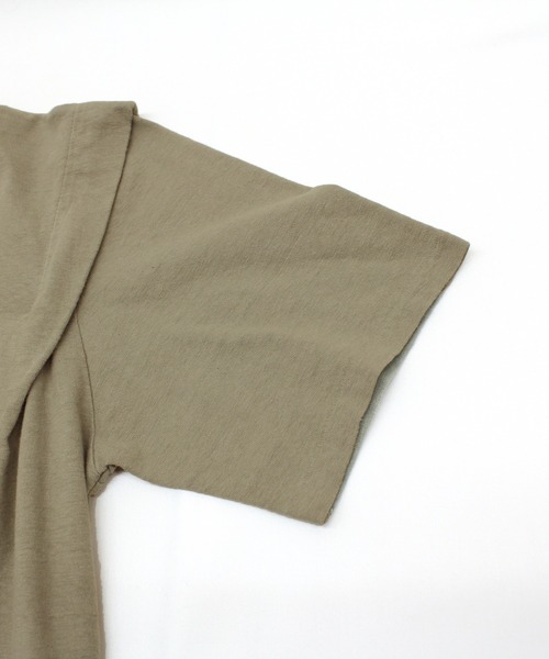 RNA-N(アールエヌエーエヌ)の「M1824 リサイクルコットンデザインTEE(Tシャツ/カットソー・レディース・ナチュラル/ダークカーキ/スミクロ・MEDIUM)」の11枚目の写真