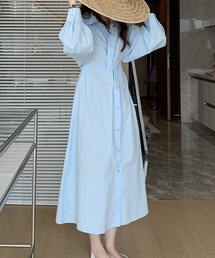 2Wayロングシャツワンピース
