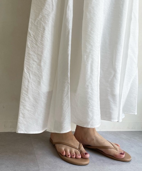 DouDou（ドゥドゥ）の「ショートブラウス＋リブ切替フレアワンピース（ワンピース・レディース・ホワイト/ブラック・FREE）」の20枚目の写真