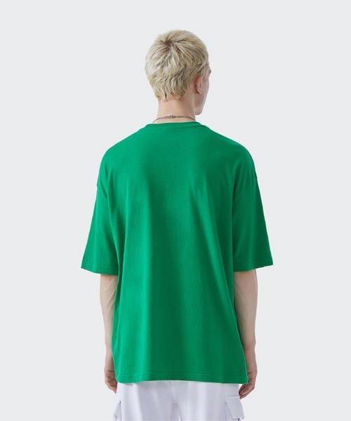 Ressaca(レサーカ)の「NeverMind オーバーサイズ ベアー 発砲プリントTEE(Tシャツ/カットソー・メンズ・ホワイト/ブルー/グリーン・XL/M/L)」の13枚目の写真