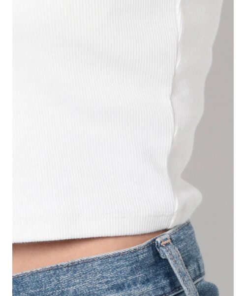 CALNAMUR（カルナムール）の「パット付きアメスリタンク（タンクトップ・レディース・ホワイト/ブラック・FREE）」の17枚目の写真