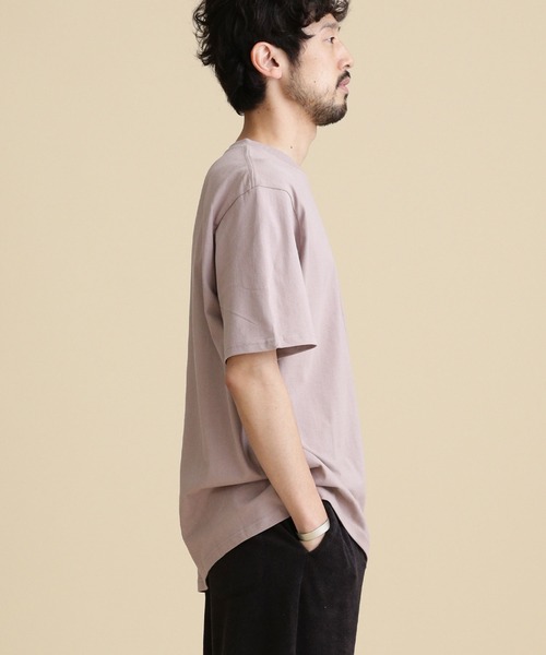 NANO universe(ナノユニバース)の「LB.04/オーガニックOEリラックスクルーネックTシャツ(Tシャツ/カットソー・メンズ・ホワイト/ミント/ベージュ/ブラック/ブラウン/スモークピンク・L/XL/M/S)」の16枚目の写真