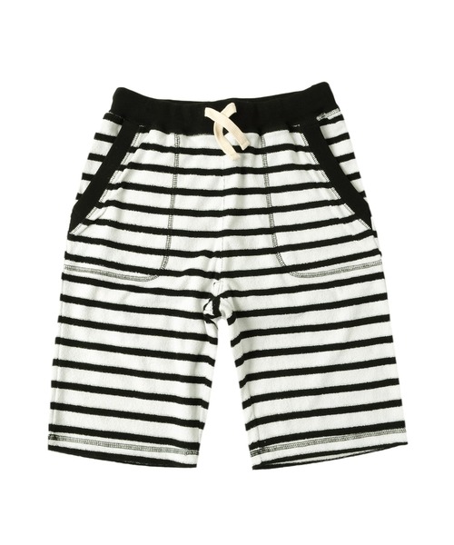 GLAZOS（グラソス）の「パイル・ベイカーポケットハーフパンツ【セットアップ対応】（その他パンツ・キッズ・ダークグレー/ネイビー/ブラック/グレー・130cm/160cm/140cm/170cm/150cm）」の3枚目の写真