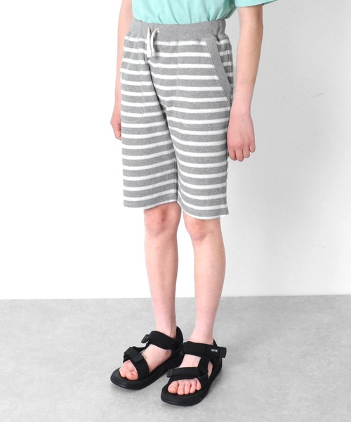 GLAZOS（グラソス）の「パイル・ベイカーポケットハーフパンツ【セットアップ対応】（その他パンツ・キッズ・ダークグレー/ネイビー/ブラック/グレー・130cm/160cm/140cm/170cm/150cm）」の9枚目の写真