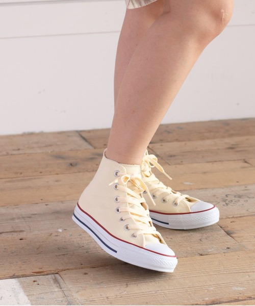 CONVERSE(コンバース)の「【CONVERSE】CANBAS ALLSTAR HI(スニーカー・レディース・オフホワイト・4.5/5.5)」の4枚目の写真