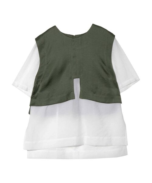 UN3D.（アンスリード）の「スクエアスリットドッキングトップ（Tシャツ 