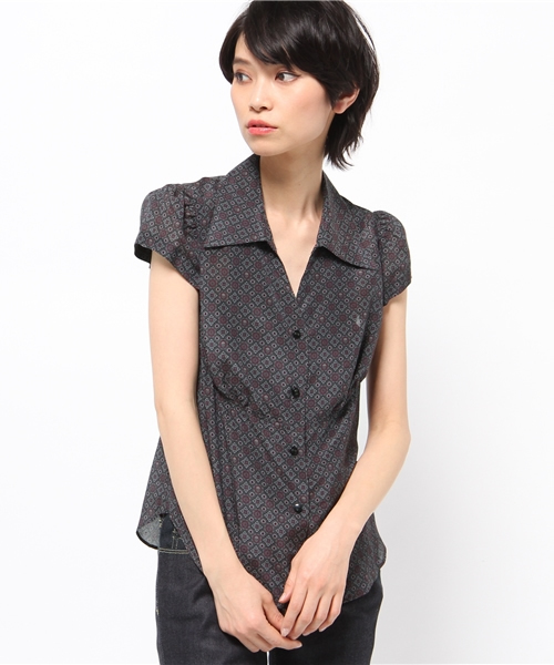 HYSTERIC GLAMOUR（ヒステリックグラマー）の「SKULL小紋総柄  