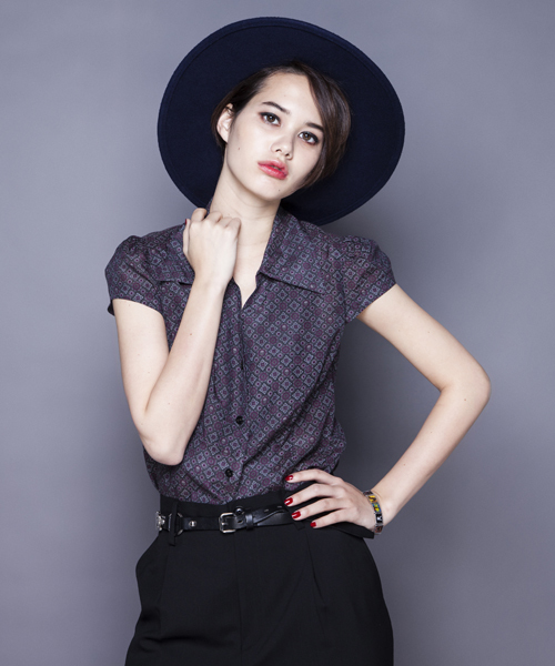 HYSTERIC GLAMOUR（ヒステリックグラマー）の「SKULL小紋総柄  