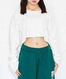 X-girl | FACE L/S CROPPED TOP(Tシャツ/カットソー)