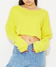 X-girl | FACE L/S CROPPED TOP(Tシャツ/カットソー)