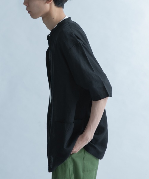 FORK&SPOON(フォークアンドスプーン)の「FORK&SPOON フライフロントショートスリーブシャツ(シャツ/ブラウス・メンズ・オフホワイト/オレンジ/ブラック・4/5)」の17枚目の写真