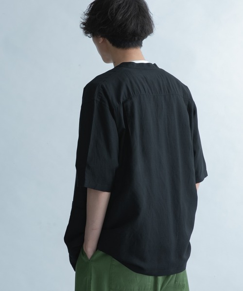 FORK&SPOON(フォークアンドスプーン)の「FORK&SPOON フライフロントショートスリーブシャツ(シャツ/ブラウス・メンズ・オフホワイト/オレンジ/ブラック・4/5)」の18枚目の写真