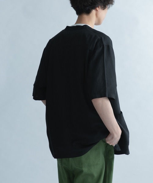 FORK&SPOON(フォークアンドスプーン)の「FORK&SPOON フライフロントショートスリーブシャツ(シャツ/ブラウス・メンズ・オフホワイト/オレンジ/ブラック・4/5)」の19枚目の写真