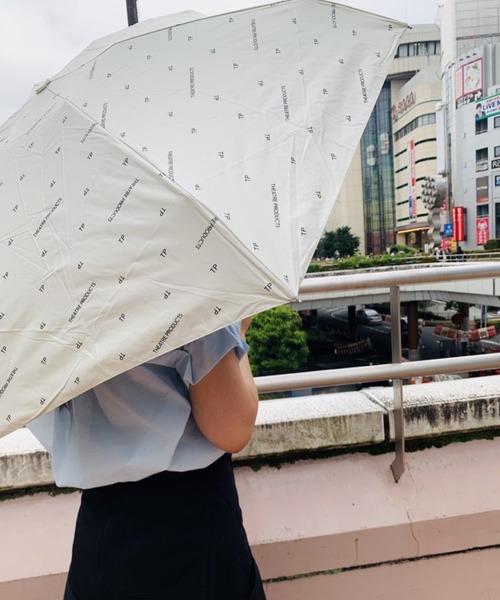 THEATRE PRODUCTS（シアタープロダクツ）の「【THEATRE PRODUCTS】UV パラソル (折りたたみ傘）（折りたたみ傘・レディース・グレー/ベージュ・FREE）」の6枚目の写真
