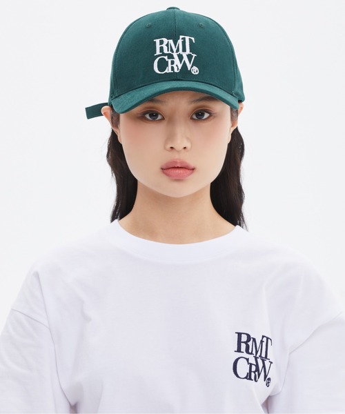 ROMANTIC CROWN(ロマンティッククラウン)の「【ROMANTIC CROWN】RECENT LOGO BALL CAP / ロマンティッククラウン リセント ロゴ ベースボール キャップ(キャップ・メンズ・オートミール/グリーン/ネイビー・FREE)」の14枚目の写真