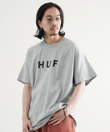 HUF / ハフ ESSENTIALS OG LOGO S/S TEE エッセンシャルズ OG ロゴ クルーネック 半袖 Tシャツ