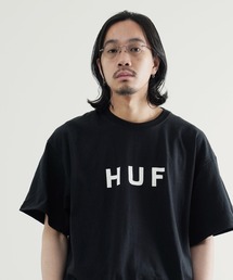 HUF / ハフ ESSENTIALS OG LOGO S/S TEE エッセンシャルズ OG ロゴ クルーネック 半袖 Tシャツ