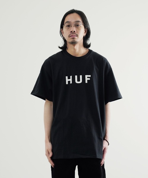 HUF(ハフ)の「HUF / ハフ ESSENTIALS OG LOGO S/S TEE エッセンシャルズ OG ロゴ クルーネック 半袖 Tシャツ(Tシャツ/カットソー・メンズ・ホワイト/ブラック/ロイヤルブルー/ヘザーグレー/イエロー・LARGE/XX-LARGE/MEDIUM/SMALL/X-LARGE)」の18枚目の写真
