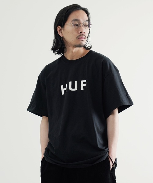 HUF(ハフ)の「HUF / ハフ ESSENTIALS OG LOGO S/S TEE エッセンシャルズ OG ロゴ クルーネック 半袖 Tシャツ(Tシャツ/カットソー・メンズ・ホワイト/ブラック/ロイヤルブルー/ヘザーグレー/イエロー・LARGE/XX-LARGE/MEDIUM/SMALL/X-LARGE)」の22枚目の写真