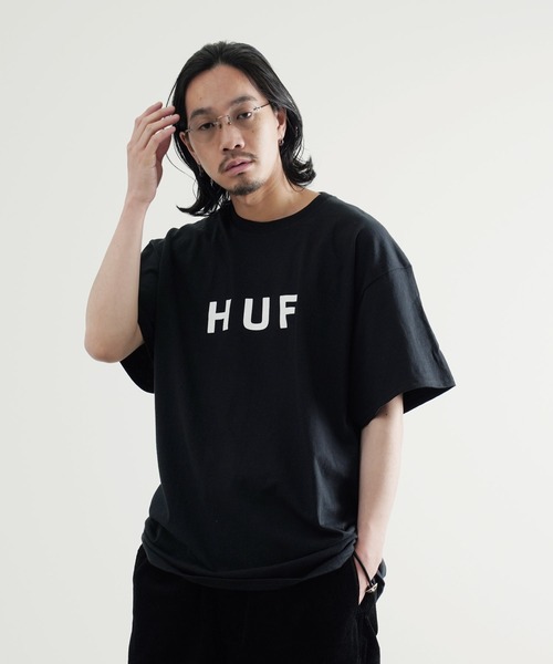 HUF(ハフ)の「HUF / ハフ ESSENTIALS OG LOGO S/S TEE エッセンシャルズ OG ロゴ クルーネック 半袖 Tシャツ(Tシャツ/カットソー・メンズ・ホワイト/ブラック/ロイヤルブルー/ヘザーグレー/イエロー・LARGE/XX-LARGE/MEDIUM/SMALL/X-LARGE)」の21枚目の写真
