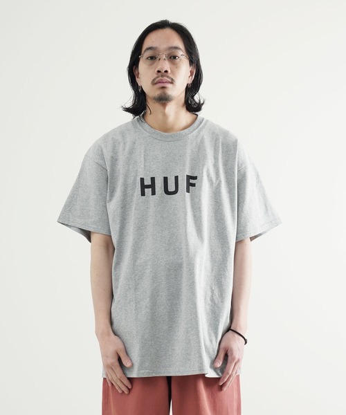 HUF(ハフ)の「HUF / ハフ ESSENTIALS OG LOGO S/S TEE エッセンシャルズ OG ロゴ クルーネック 半袖 Tシャツ(Tシャツ/カットソー・メンズ・ホワイト/ブラック/ロイヤルブルー/ヘザーグレー/イエロー・LARGE/XX-LARGE/MEDIUM/SMALL/X-LARGE)」の11枚目の写真
