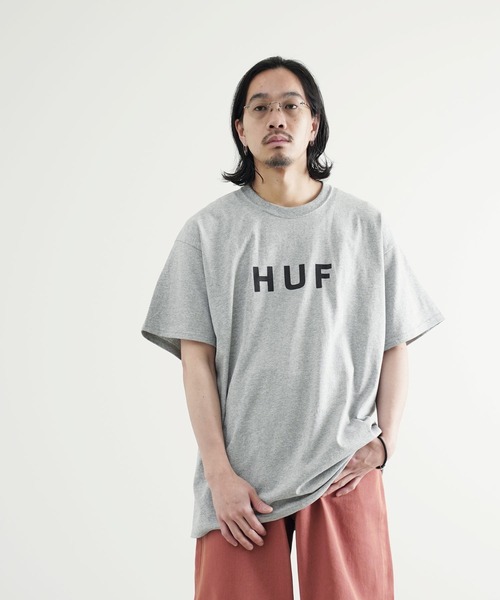 HUF(ハフ)の「HUF / ハフ ESSENTIALS OG LOGO S/S TEE エッセンシャルズ OG ロゴ クルーネック 半袖 Tシャツ(Tシャツ/カットソー・メンズ・ホワイト/ブラック/ロイヤルブルー/ヘザーグレー/イエロー・LARGE/XX-LARGE/MEDIUM/SMALL/X-LARGE)」の14枚目の写真