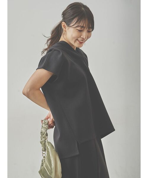 COTORICA（コトリカ）の「フレンチスリーブパーカ（パーカー・レディース・ブラック/ネイビー/アイボリー・SMALL/MEDIUM）」の2枚目の写真