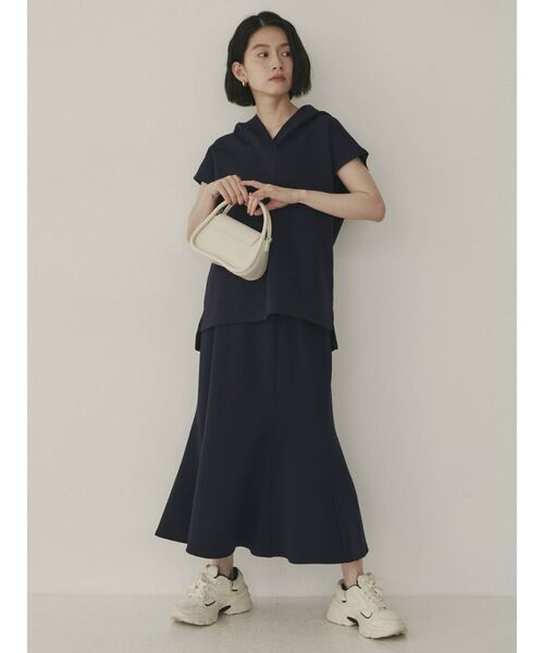 COTORICA（コトリカ）の「フレンチスリーブパーカ（パーカー・レディース・ブラック/ネイビー/アイボリー・SMALL/MEDIUM）」の12枚目の写真