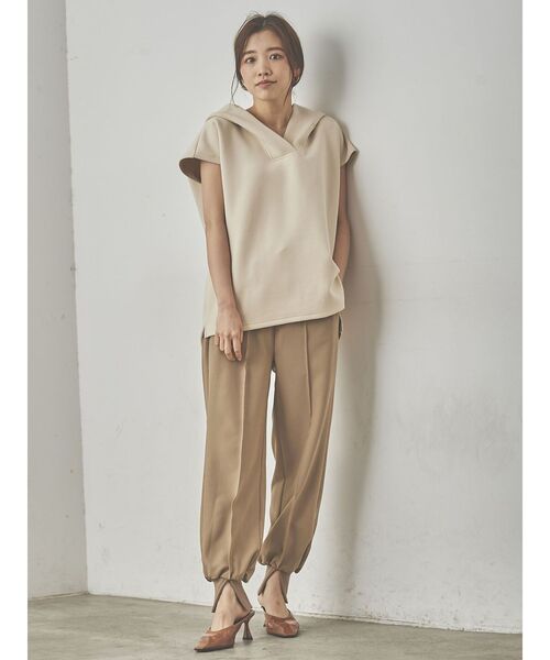 COTORICA（コトリカ）の「フレンチスリーブパーカ（パーカー・レディース・ブラック/ネイビー/アイボリー・SMALL/MEDIUM）」の16枚目の写真