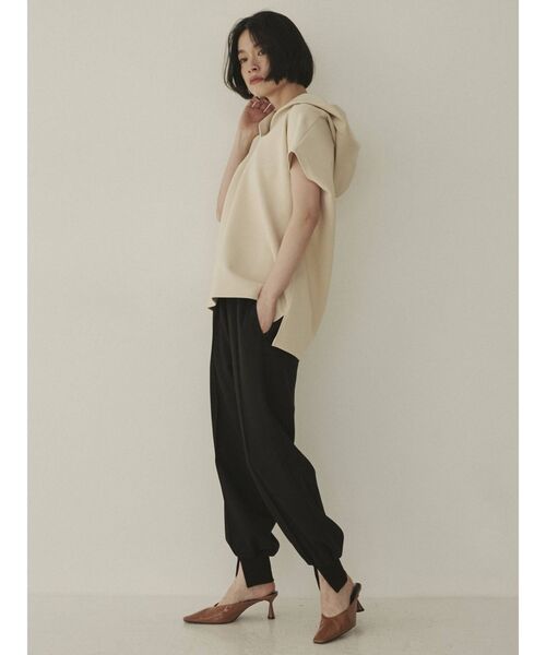 COTORICA（コトリカ）の「フレンチスリーブパーカ（パーカー・レディース・ブラック/ネイビー/アイボリー・SMALL/MEDIUM）」の13枚目の写真