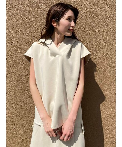 COTORICA（コトリカ）の「フレンチスリーブパーカ（パーカー・レディース・ブラック/ネイビー/アイボリー・SMALL/MEDIUM）」の22枚目の写真