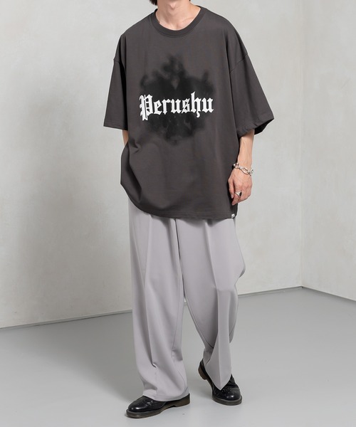 Perushu（ペルーシュ）の「センタープレスワイドスラックス（スラックス・メンズ・ライトグレー/グリーン/ブルーグレー・SMALL/MEDIUM/LARGE）」の10枚目の写真