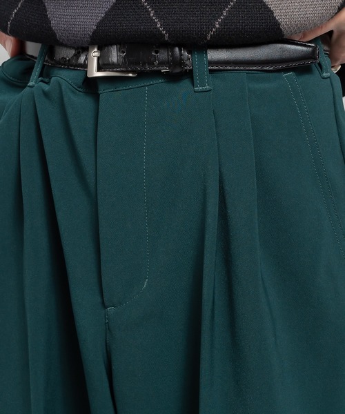 Perushu（ペルーシュ）の「センタープレスワイドスラックス（スラックス・メンズ・ライトグレー/グリーン/ブルーグレー・SMALL/MEDIUM/LARGE）」の19枚目の写真