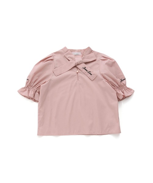 JENNI love(ジェニィラブ)の「リボンボウタイブラウス(シャツ/ブラウス・キッズ・オフホワイト/サックスブルー/ピンク・130cm/140cm/150cm/160cm)」の11枚目の写真