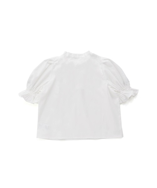 JENNI love(ジェニィラブ)の「リボンボウタイブラウス(シャツ/ブラウス・キッズ・オフホワイト/サックスブルー/ピンク・130cm/140cm/150cm/160cm)」の8枚目の写真