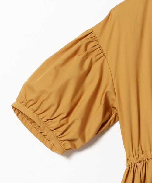 Ray BEAMS（レイビームス）の「Ray BEAMS / キーネック パフスリーブ ワンピース（ワンピース・レディース・ブラック/イエロー系その他5/パープル・ONE SIZE）」の19枚目の写真