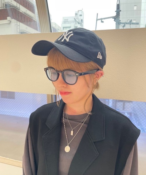 Me%（ミィパーセント）の「ブラックフトフチカラーサングラス（サングラス・レディース・ブラック/グレー/ブルー・FREE）」の9枚目の写真