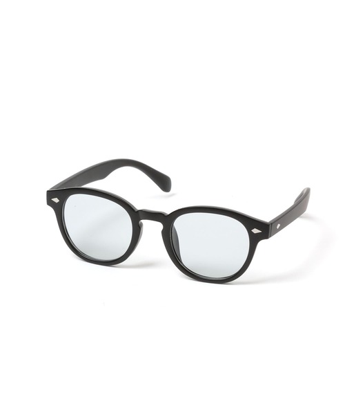 Me%（ミィパーセント）の「ブラックフトフチカラーサングラス（サングラス・レディース・ブラック/グレー/ブルー・FREE）」の14枚目の写真