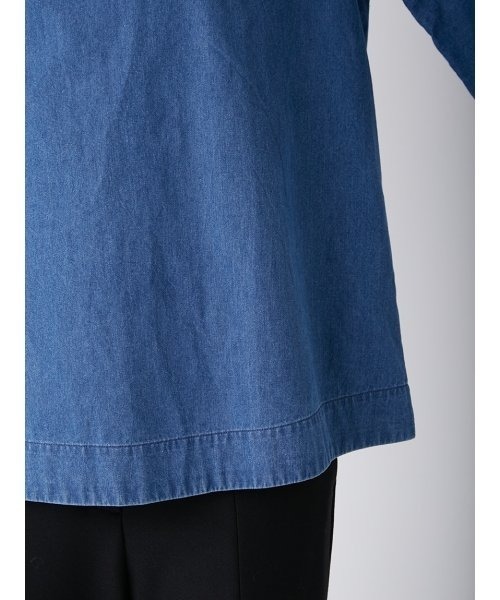 Mila Owen(ミラオーウェン)の「デニムラグランフレアスリーブチュニック(チュニック・レディース・ブルー・1/0)」の8枚目の写真