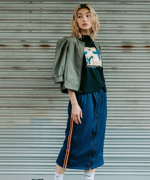 CITY TOKYO（シティトウキョウ）の「TOKYOパーフェクションスカート（スカート・レディース・ライトグレー/パープル/ネイビー・1/2）」の13枚目の写真