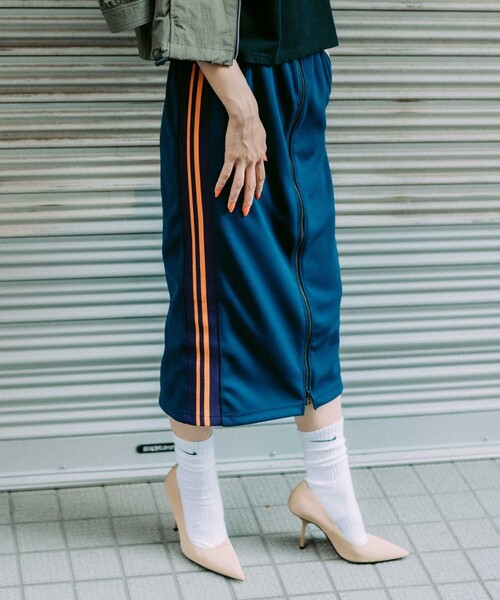 CITY TOKYO（シティトウキョウ）の「TOKYOパーフェクションスカート（スカート・レディース・ライトグレー/パープル/ネイビー・1/2）」の14枚目の写真